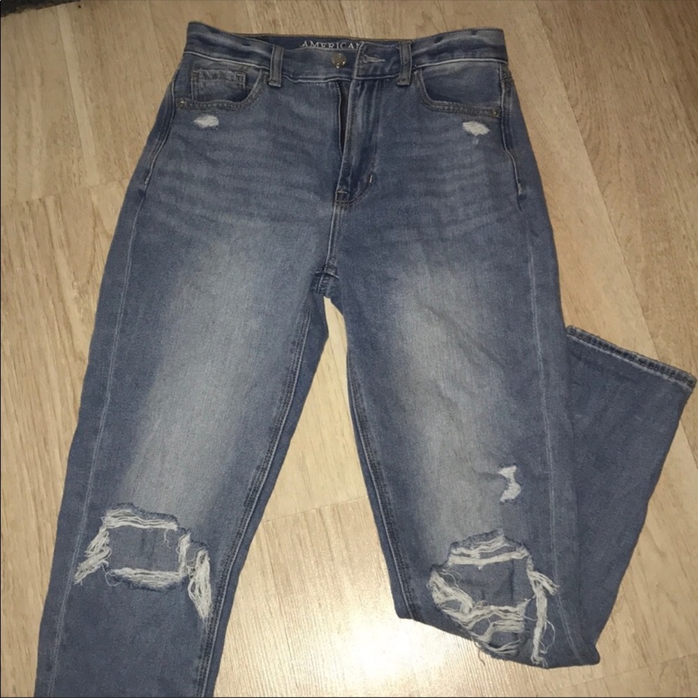 AE mom jeans